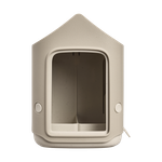 cosy vogelfutterhaus 18cm pilzbeige